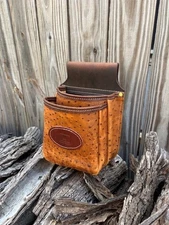 Acrylic Leather Template shooting bag for hunting, clay, or target shooting