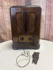 RCA Antique Deco Tombstone Miniature Radio, Not Tested, Not Working, Parts Only