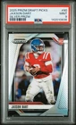 2025 Panini Prizm Draft Picks Jaxson Dart #90 Silver Prizm Rookie PSA 9 Giants