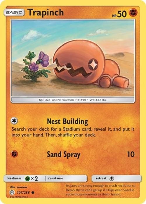 Trapinch - 107 - SCE 107 Pokemon - Medium Play