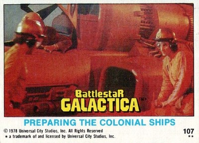 1978 BATTLE STAR GALACTICA Preparing the Colonial Ships /MSC