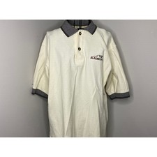 Vintage 90s BlackBerry Polo Shirt M Medium JJM Sportswear Made in Canada Retro