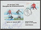 ✔️ GERMANY VERY RARE FDC COVER WITH SIGNATURES, SPORT 2010.