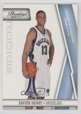 2010 Prestige Rookie Draft Picks Rights Light Blue 753/999 Xavier Henry #222 z6b