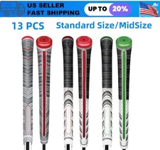 13 PCS Golf Grip Rubber Golf Club Grips Anti-Slip Grip 60R Standard / Midsize