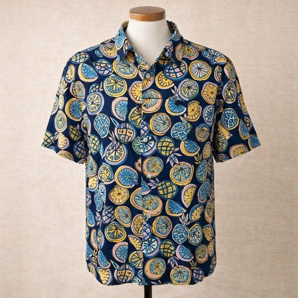 Junk Food Clothing Hawaiian Shirt Tropical Pineapple