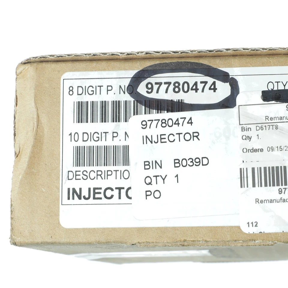 Оригинальный новый восстановленный топливный инжектор 2006-2007 Cadillac Chevrolet GMC 97780474 - Изображение 3 из 3