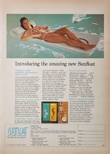 1972 Sunfloat Print Ad Wall Art Decor Ephemera It Won't Let You Down