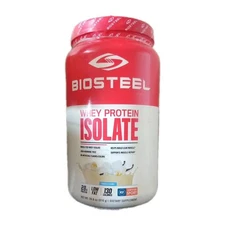 Biosteel Whey Protein Isolate rBGH Hormone Free  Grass-Fed Whey Muscle Vanilla 