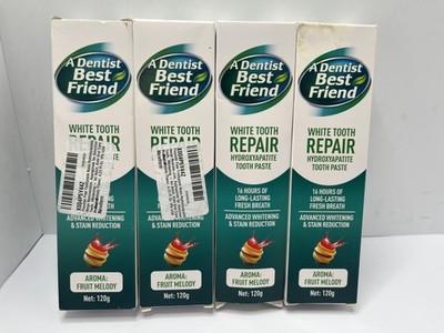 4pk A Dentist Best Friend Tooth Repair Whitening Toothpaste 120g Fruit Melody