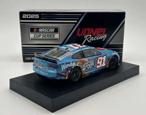 2025 Helio Castroneves #91 Wendy's 1:24 NASCAR serie coppa pressofusa - Foto 3 di 3