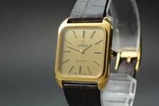 Near MINT Vintage OMEGA De Ville Cal.625 Gold Hand Winding Women From JAPAN