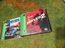 Driver 1 & 2 PS1 PlayStation Greatest Hits Lot Driver 2 Two Disc Set Complete