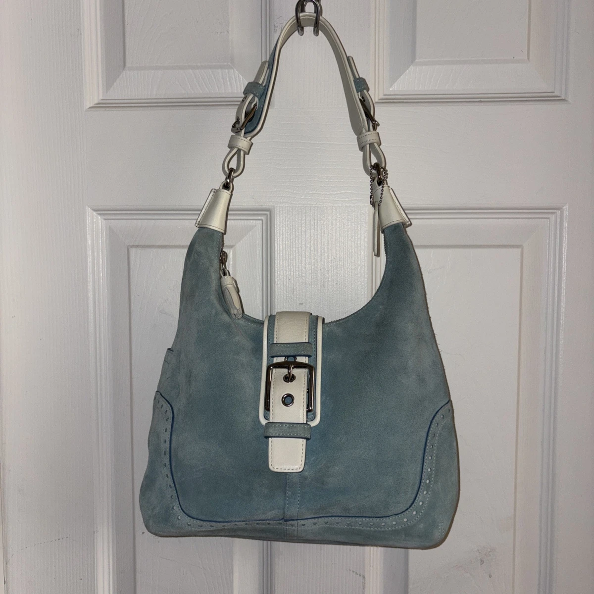 Coach Hampton Suede Exterior Shoulder Bag Bags & Handbags for
