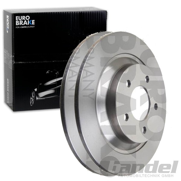 2X Eurobrake Bremsscheiben 302Mm Voll Hinten Passend FÜR Mazda 5 | 5815203261-image