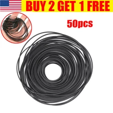 50PCS Square Rubber Drive Belt For Cassette Player Recorder Repair Replacement