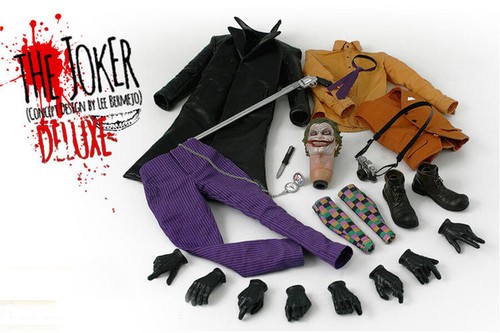 DAFTOYS 1/6 Comic Version Of The JOKER Suit Fit 12'' Action Figure NEW - Picture 3 of 6