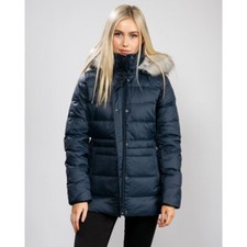 Tommy Hilfiger Womens Essential Down Filled Jacket Blue Size Small New Defects