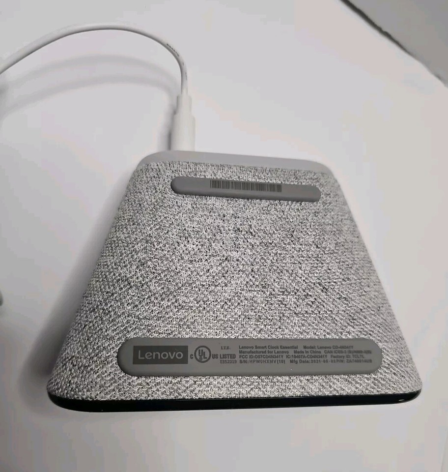 Lenovo CD4N341Y Smart Clock Essential Grey FOR Google Home App eBay