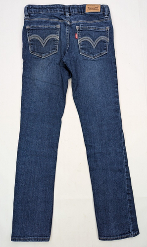 LOT x 3 = (2 x Levis) + (1 x Sonoma) Kids Jeans, Girls 7-Reg, Blue, Pink Skinny - Picture 20 of 20