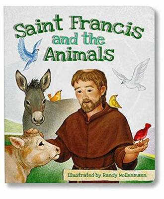Saint Francis and the Animals Children's Board Book - Hardcover - GOOD