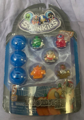 Squinkies Monsters Pack Action Figures 2012 Unopened-NEW