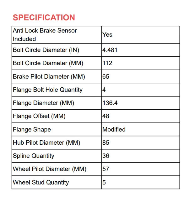 Bujes y cojinetes de rueda delantera para Audi TT A3 Quattro Q3 VW Tiguan Passat Jetta CC Foto 3 de 4
