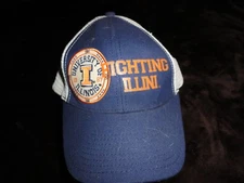 American Needle Illinois Fighting Illini Mesh Snap Back Snapback Hat Cap