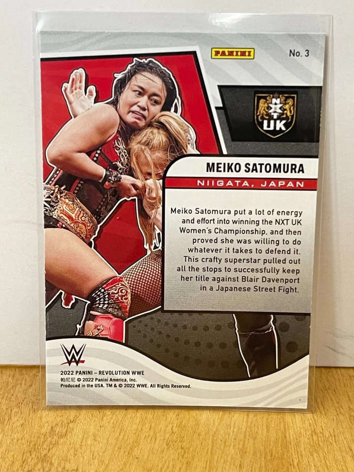 2022 Panini Revolution WWE Meiko Satomura #3 - Image 2 of 2
