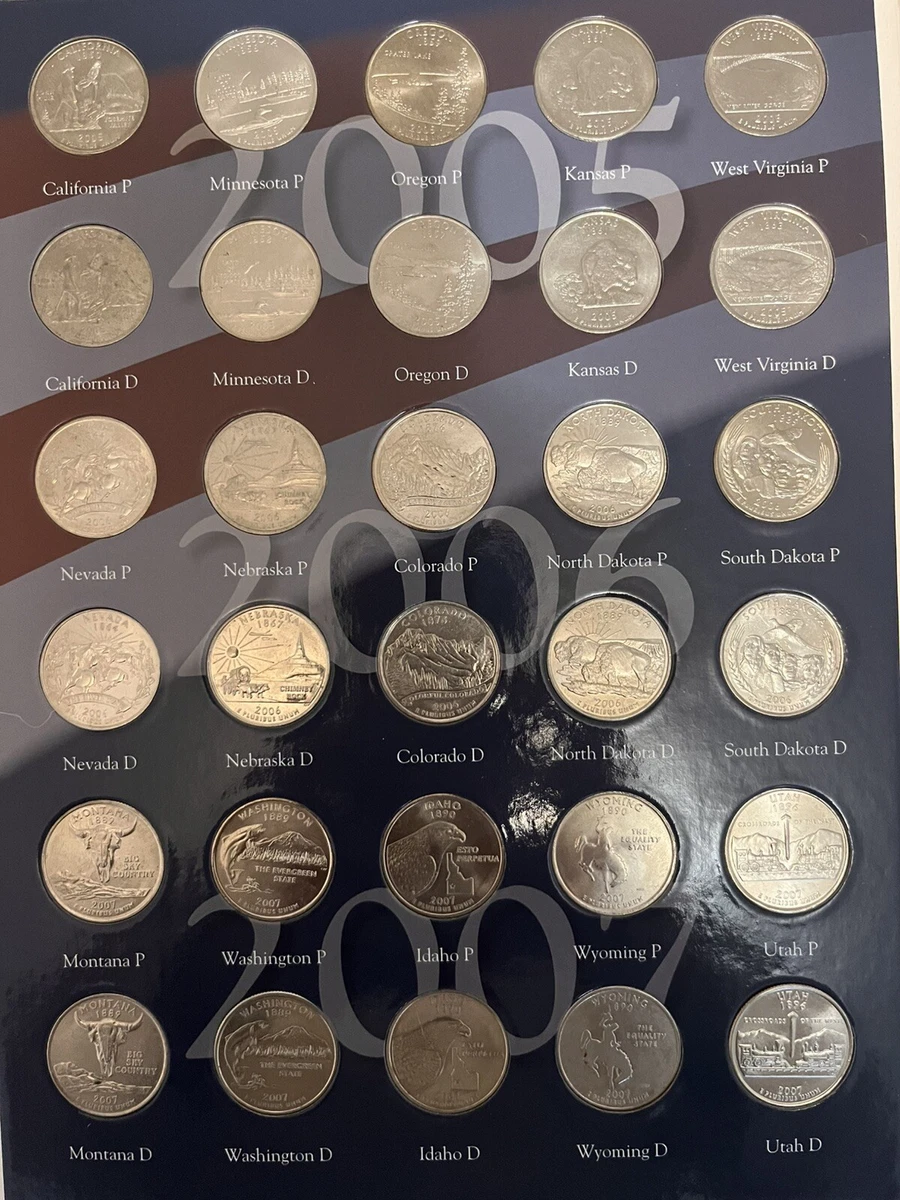 曾流通50 州套装美国州纪念银币(1999-2008) | eBay