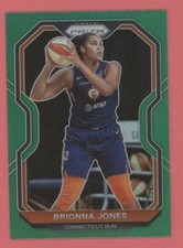 Brionna Jones 2021 Panini Prizm WNBA GREEN PRIZM PARALLEL Card #8 SUN