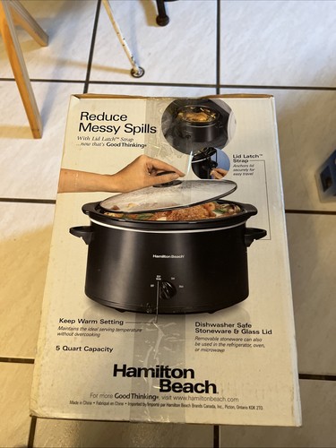 Hamilton Beach 33256 5qt Portable Slow Cooker - Picture 4 of 6