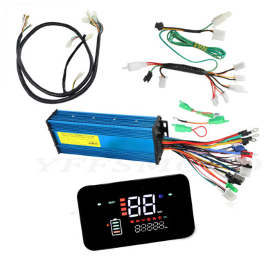 36V/72V/84V Brushless Motor Controller Display Wiring Harness Kit for Go Kart US