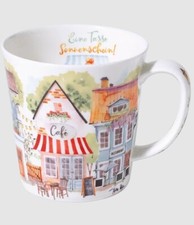 Tasse Sommerhäuschen Jumbo Becher 0,5 L Fine Bone China Porzellan