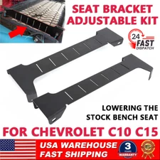 For GMC Chevy C15 C10 2" Drop Kit Lowering Seat Brackets Tall Seat Bracket Set