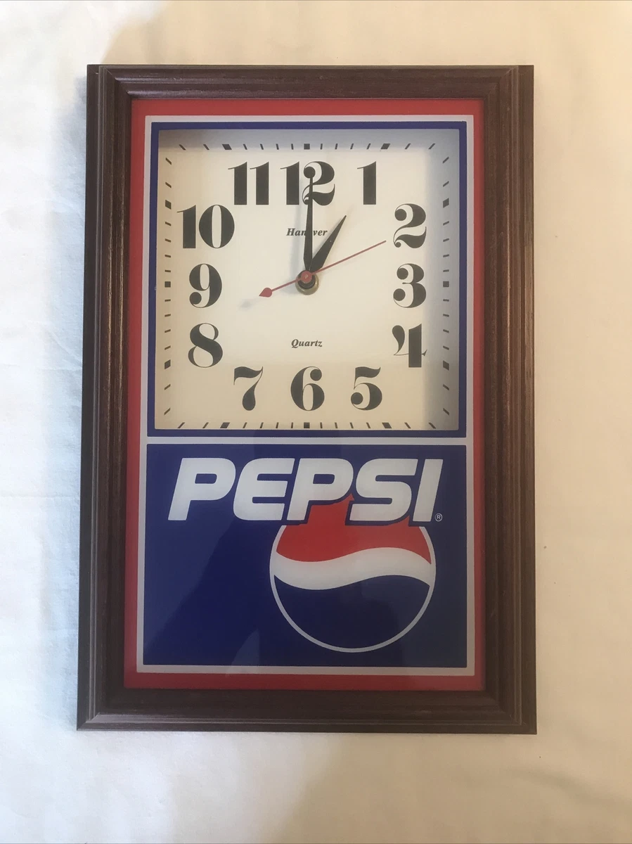 80s ヴィンテージ ペプシ PEPSI パプミラー 時計付き 鏡 動作