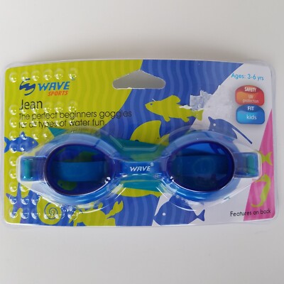 Wave Sports Jean Blue Swimming Goggles VA01518C 694789739123