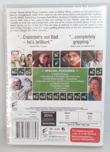 Breaking Bad TV Series. Season 1-4 Complete. BNIB. Region 4. - Picture 3 of 9
