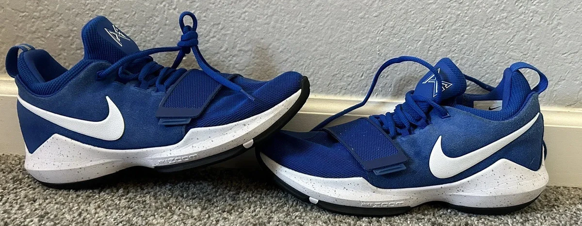NIKE PG 1 PAUL GEORGE BASKETBALL SHOES GAME ROYAL BLUE 878627 400
