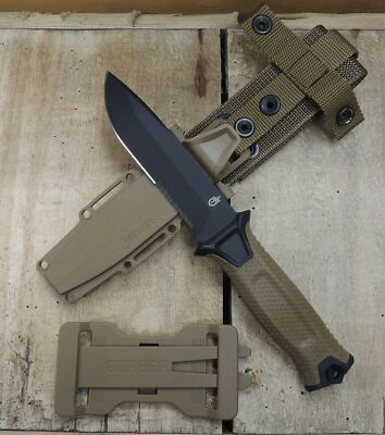 Gerber Strongarm coyote Messer Fahrtenmesser Outdoormesser + MOLLE Scheide G1059