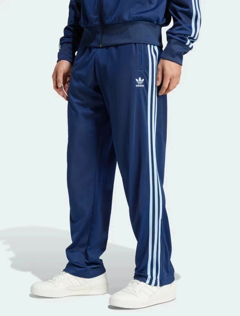 Adidas Classic Firebird Track Pants Men's Size Large Ankle Zip Navy IM9471