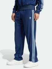 Adidas Classic Firebird Track Pants Men's Size Medium Ankle Zip Navy IM9471