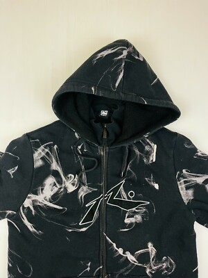 Rusty Vintage Hooded Smoke Zip Up Jacket Surf Skate (Mens Rusty Vintage Hooded Smoke Zip Up Jacket Surf Skate (Mens