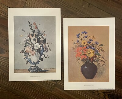 Two Floral Prints from The National Gallery of Art in Washington D.C. ~1968