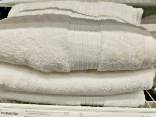 Toallas de baño blanco IKEA