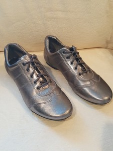 ecco silver shoes