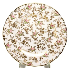 Tuscan - Sunshine Dessert Plate(s) - Light Pink & Rosebuds - Bone China England