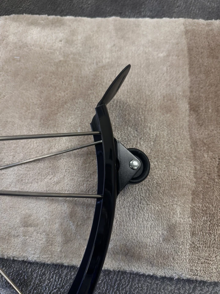 Brompton L version BLACK Rear fender Mudguard with struts, flap and roller - Image 2 of 4