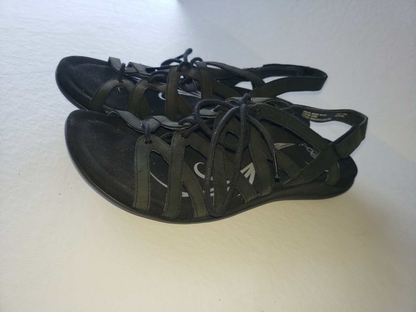 APL Obeo Scarpe Donna Sandali Brigita Bio System Tg 10 N Nero (X)