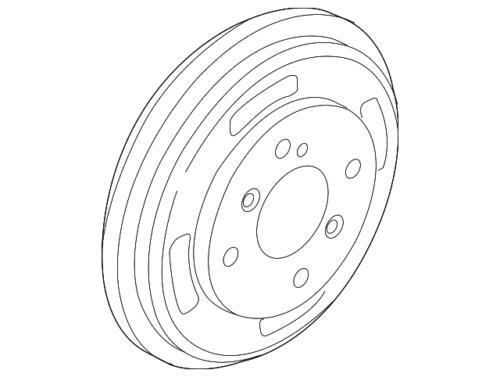 Tambor de freno para Ford Fiesta 2014-2018 (N/P C1BZ1126A)